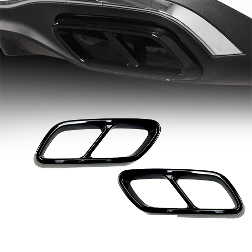 MERC W206 C-CLASS AMG STYLE TAIL PIPE COVERS