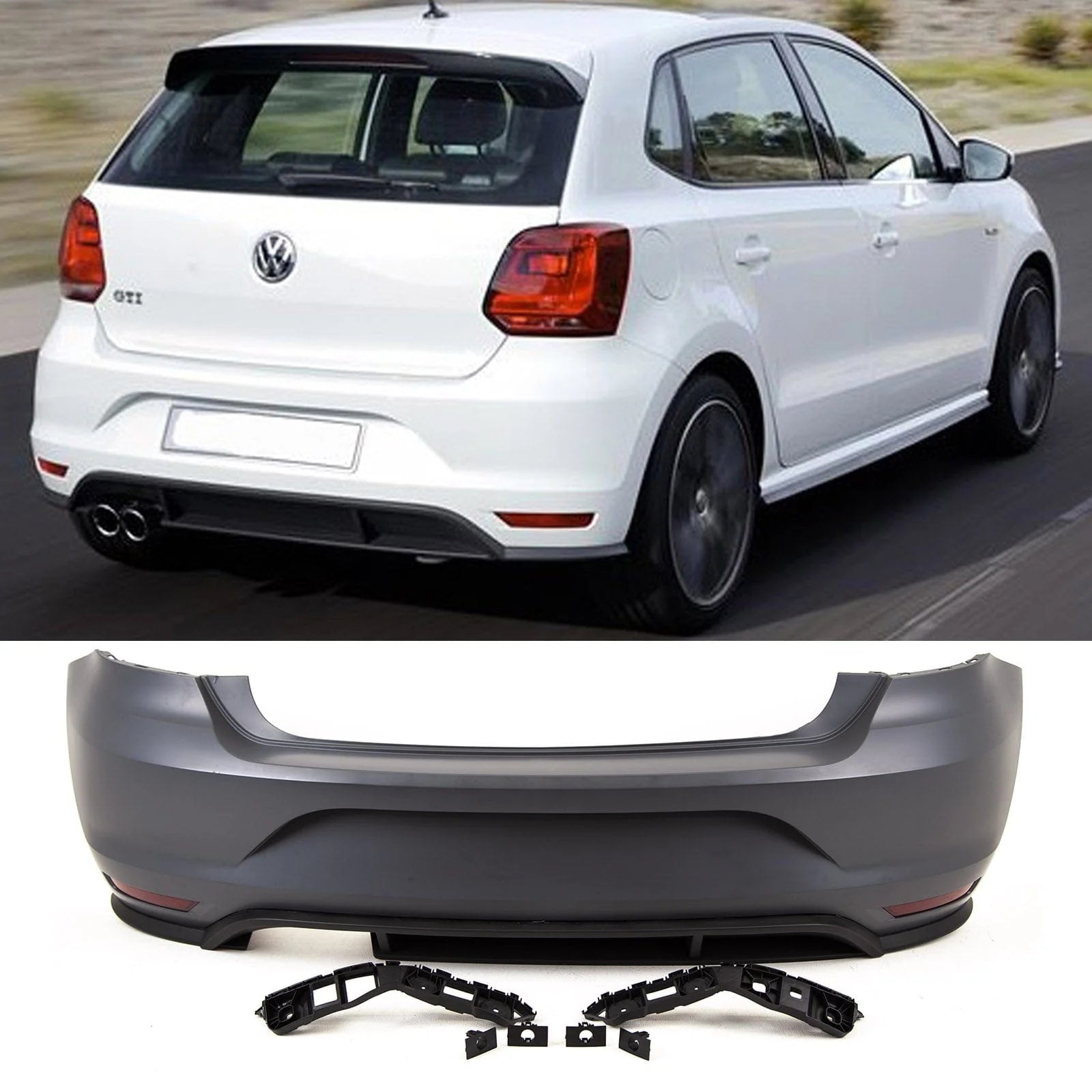 Back Bumper Of A Car POLO 6C GTI REAR BUMPER – Karbon Auto