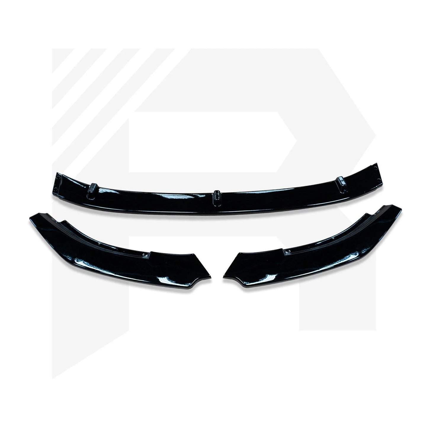 GOLF 6 GTI FRONT LIP GLOSS BLACK