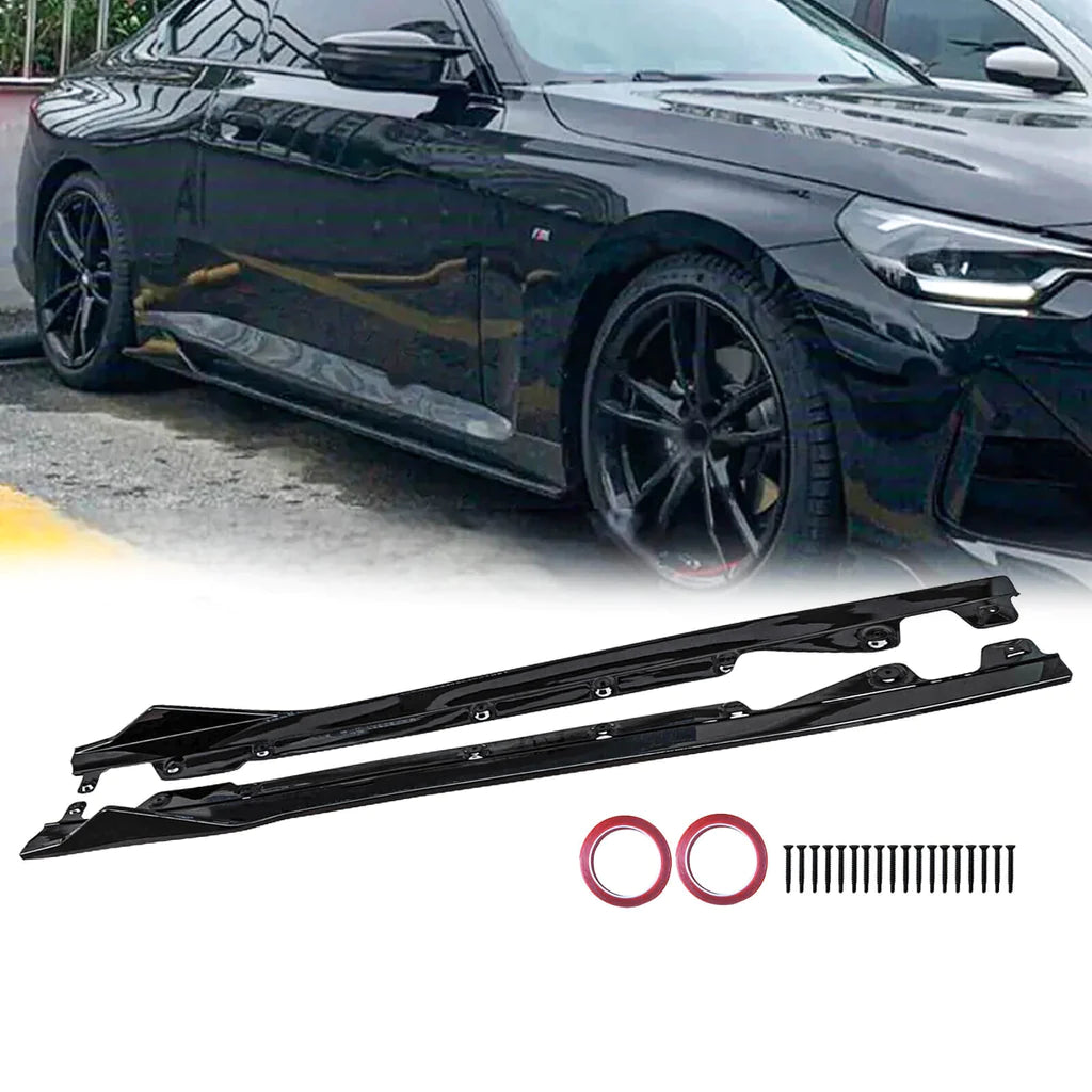 G42 MTECH GLOSS BLACK SIDE SKIRT