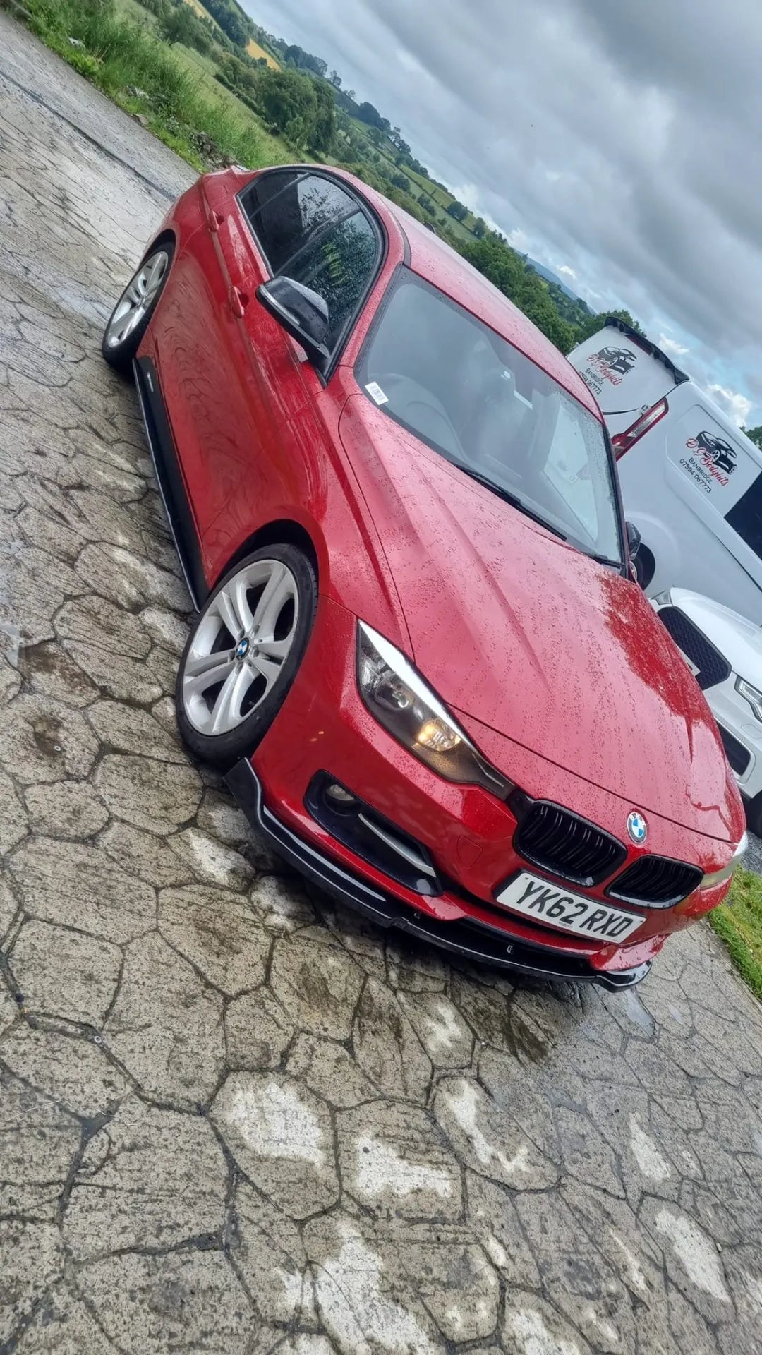 F30 3 SERIES (NON M-SPORT) MAXTON STYLE GLOSS BLACK FRONT SPOILER