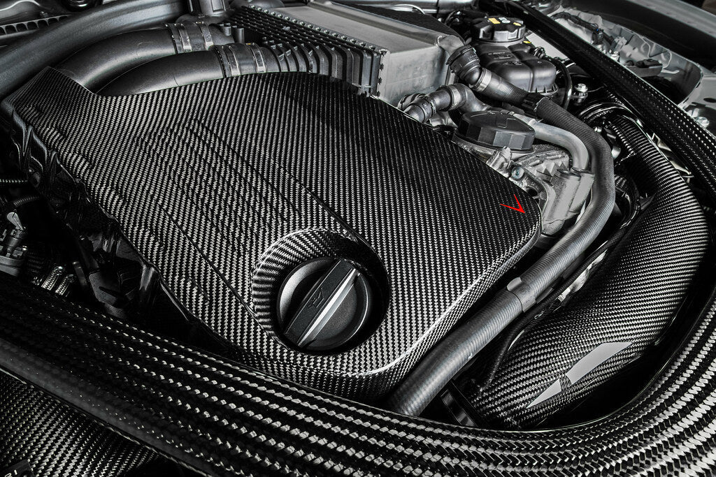 F8X CARBON FIBER ENGINE COVER