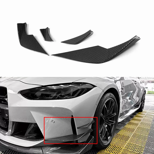 G80 M3 / G82 M4 DRY CARBON FIBRE VORSTEINER STYLE BUMPER CANARDS