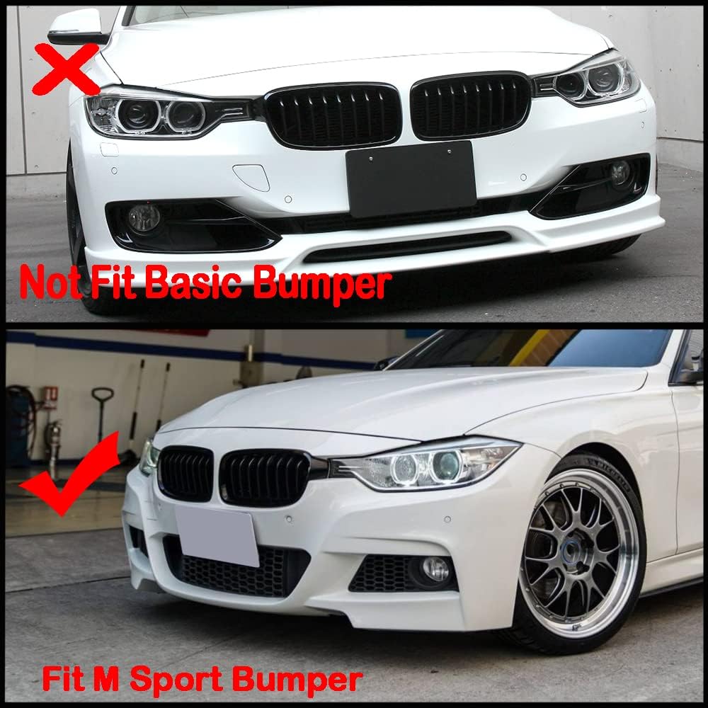 F30 3-SERIES M PERFORMANCE STYLE GLOSS BLACK FRONT LIP
