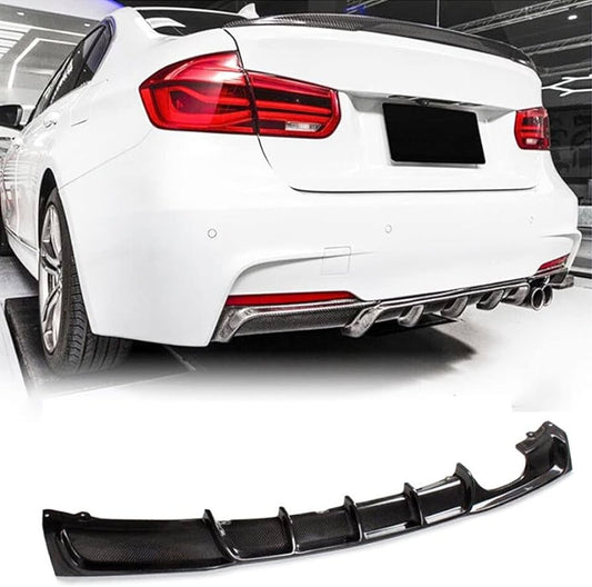 F30 3-SERIES CARBON FIBRE M-TECH STYLE DIFFUSER (SINGLE OUTLET)