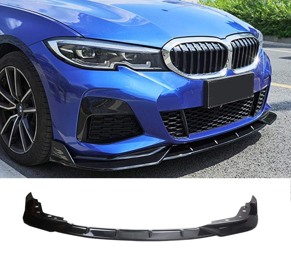 G20 3-SERIES COMPETITION STYLE GLOSS BLACK FRONT SPOILER