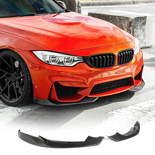 F80 M3 / F82 M4 AC STYLE CARBON FIBRE SPLITTERS