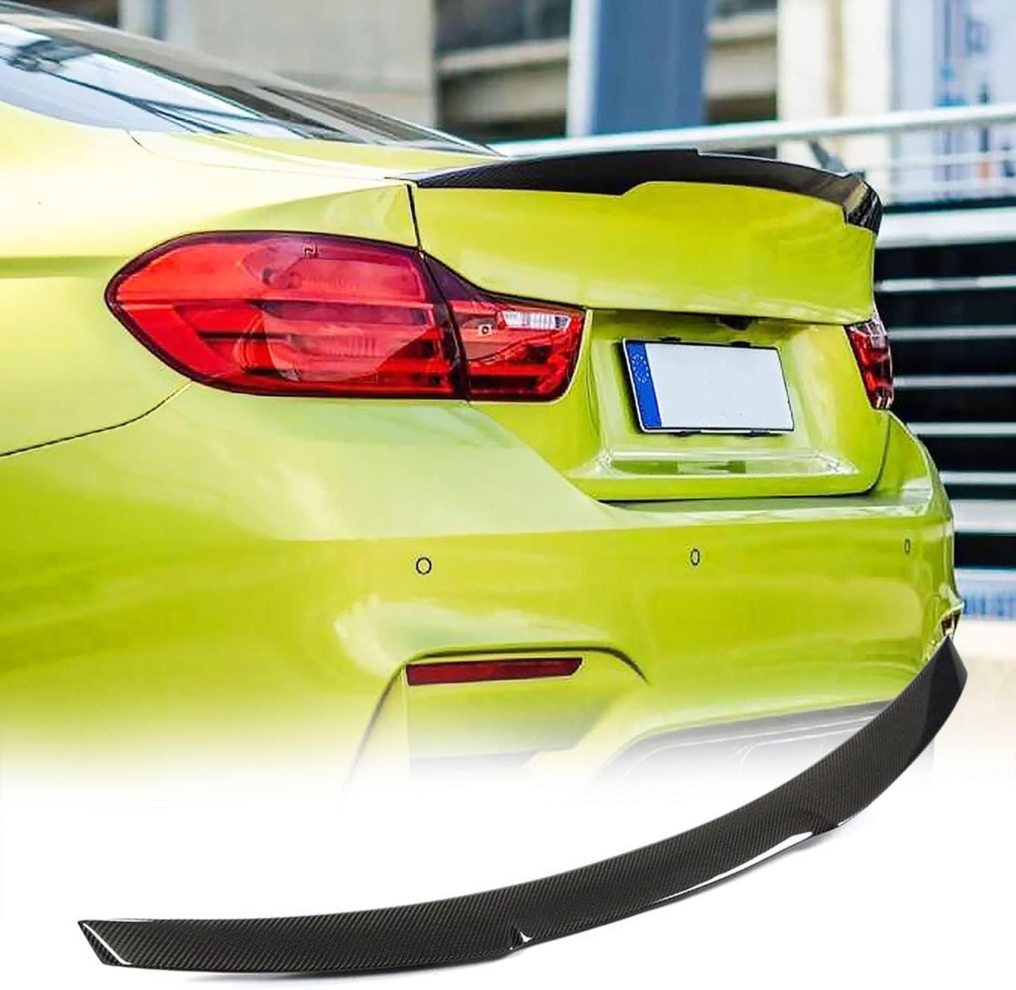 F82 M4 PERFORMANCE STYLE CARBON FIBRE BOOT SPOILER