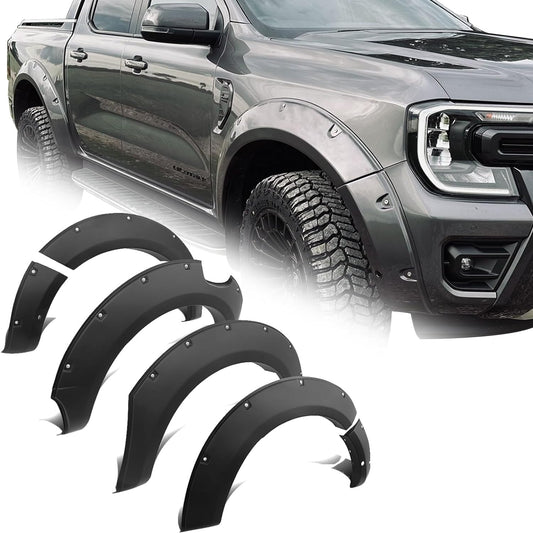 FORD RANGER NEXT GEN SMOOTH STUDDED PLASTIC WHEEL ARCH (6 INCH)