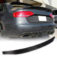 AUDI A4 B8 C-STYLE CARBON FIBER BOOT SPOILER