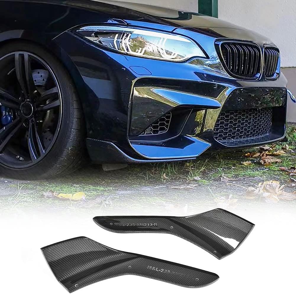 F87 M2 / M2 COMP M PERFORMANCE STYLE CARBON FIBRE FRONT SPLITTERS