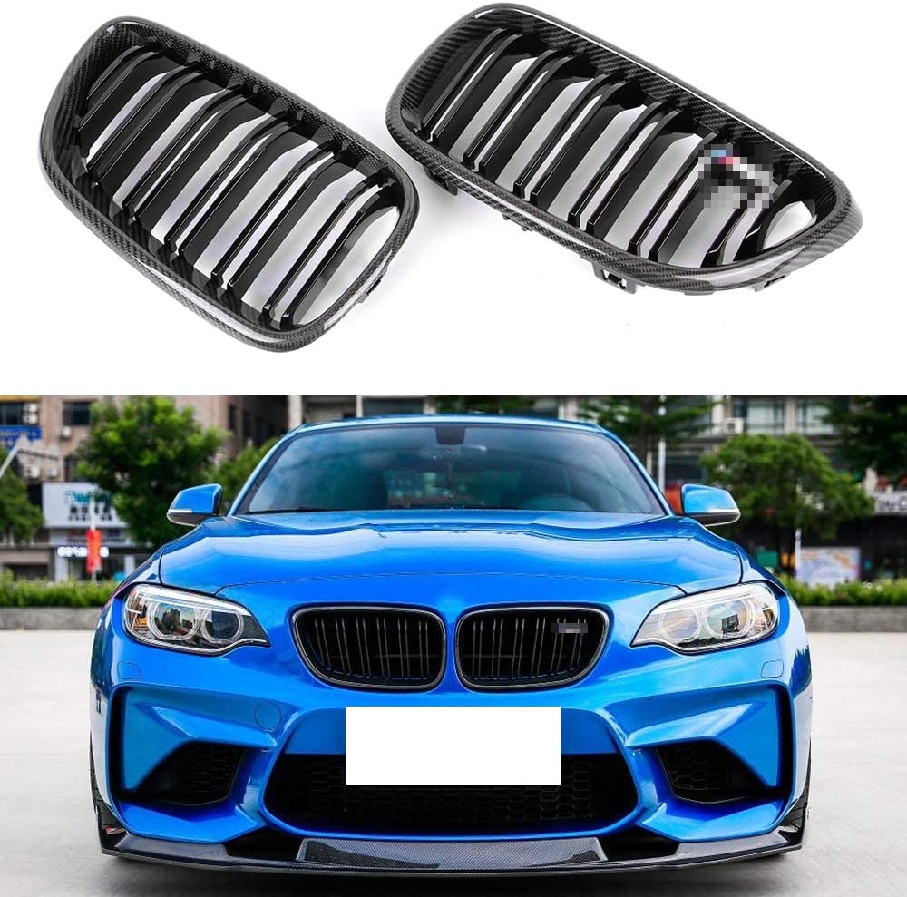 F87 M2 CARBON FIBRE DUAL SLAT KIDNEY GRILLE