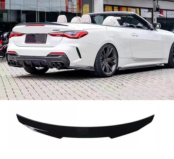 G23 4-SERIES CONVERTIBLE PSM STYLE GLOSS BLACK BOOT SPOILER