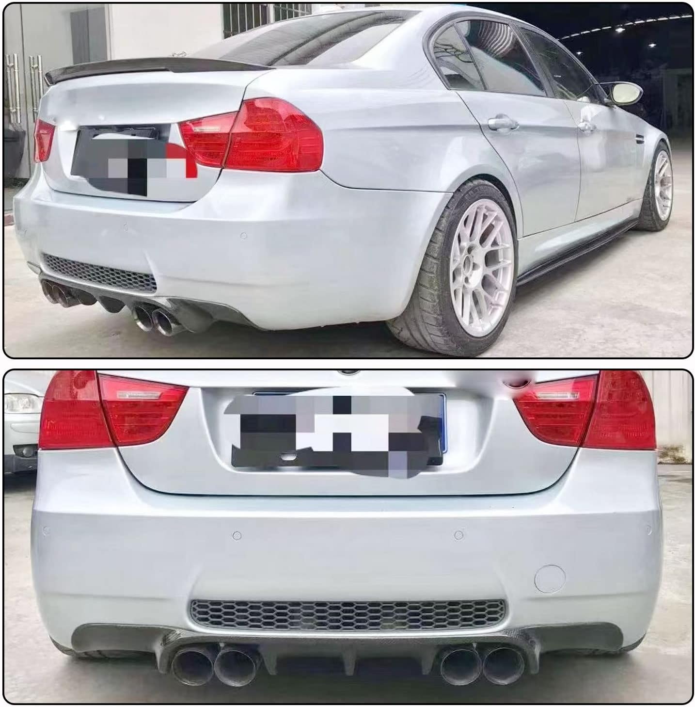 E90 3-SERIES M3 AK-STYLE CARBON FIBER DIFFUSER