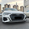 AUDI A3 8Y SLINE GLOSS BLACK FRONT LIP