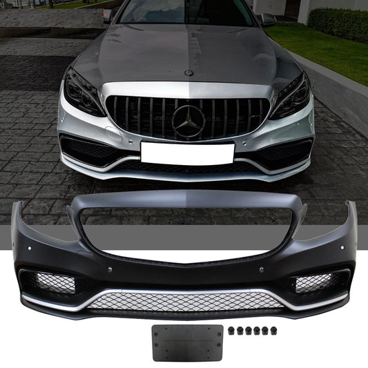 MERC W205 C-CLASS C63 FRONT BUMPER CONVERSION