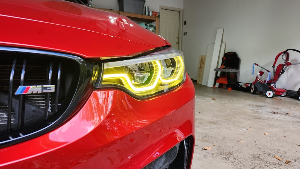 F80 M3 / F82 M4 CSL YELLOW DAYTIME RUNNING LIGHT LED MODULES