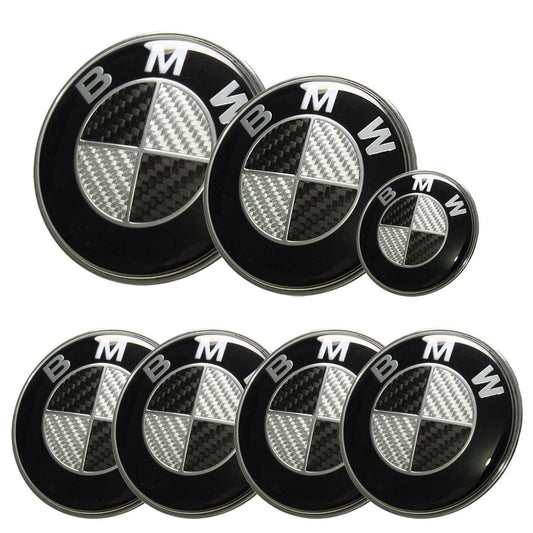 BMW CARBON BADGE SET