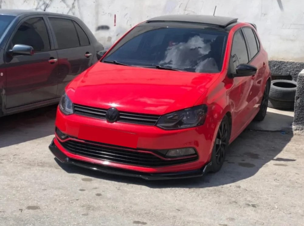 POLO 6 / POLO 7 NON-GTI GLOSS BLACK 3-PIECE FRONT LIP