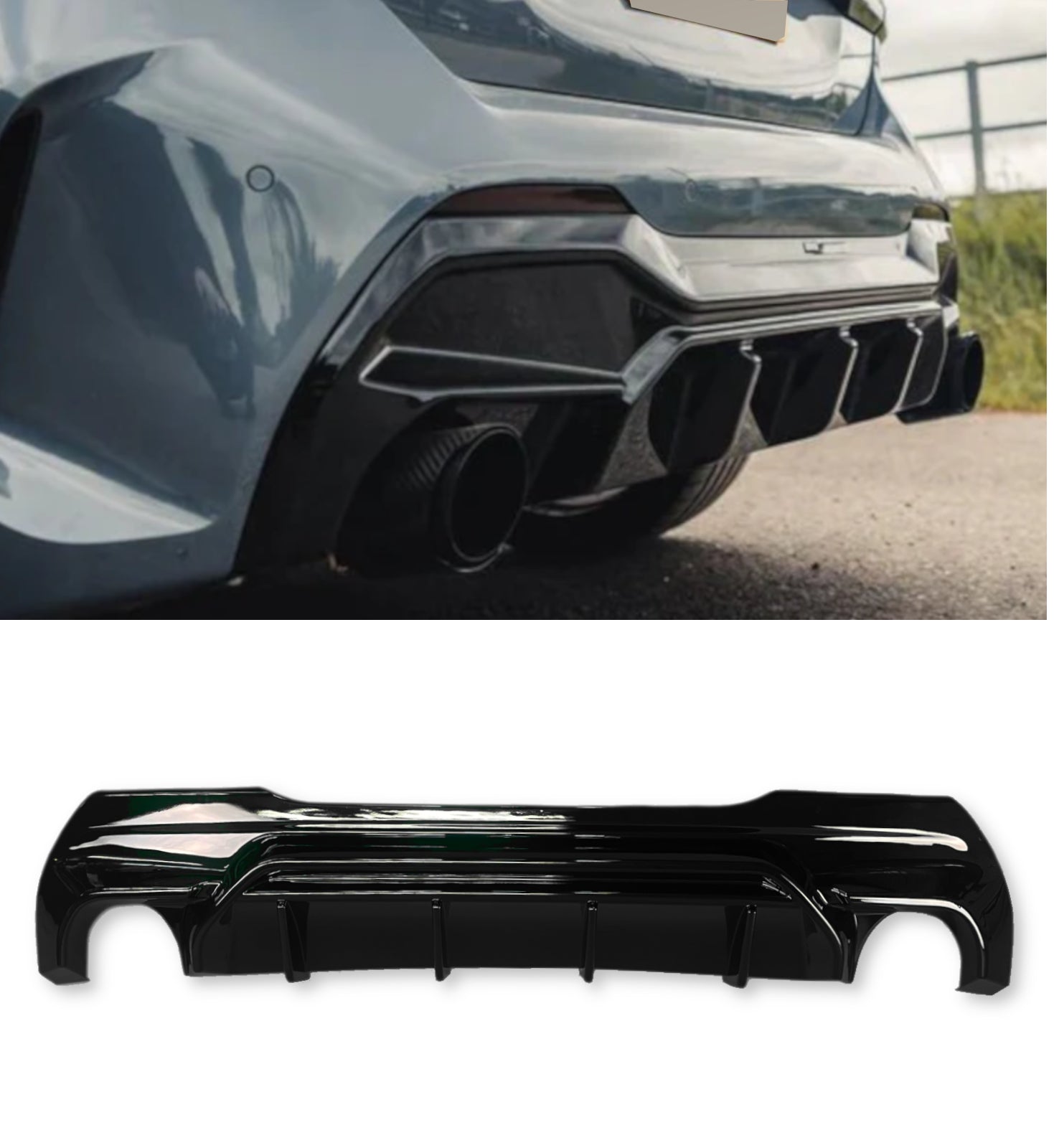 F40 M PERFORMANCE STYLE REAR DIFFUSER – Karbon Auto