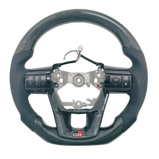 Toyota Hilux / Fortuner Genuine Carbon Fibre GR Sport Style Steering Wheel