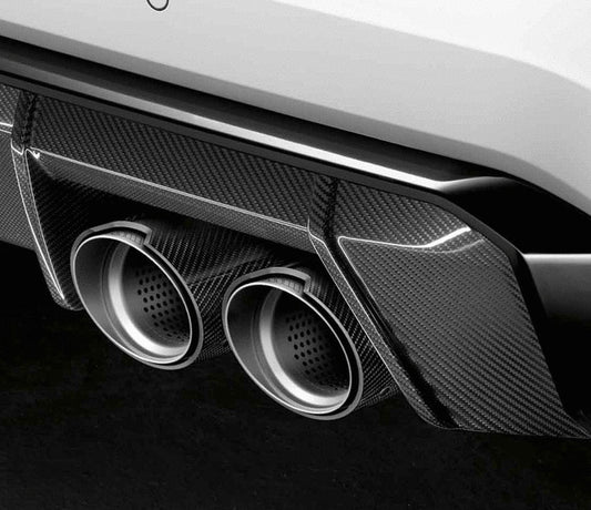 G8X M PERFORMANCE STYLE CARBON FIBRE EXHAUST TIPS