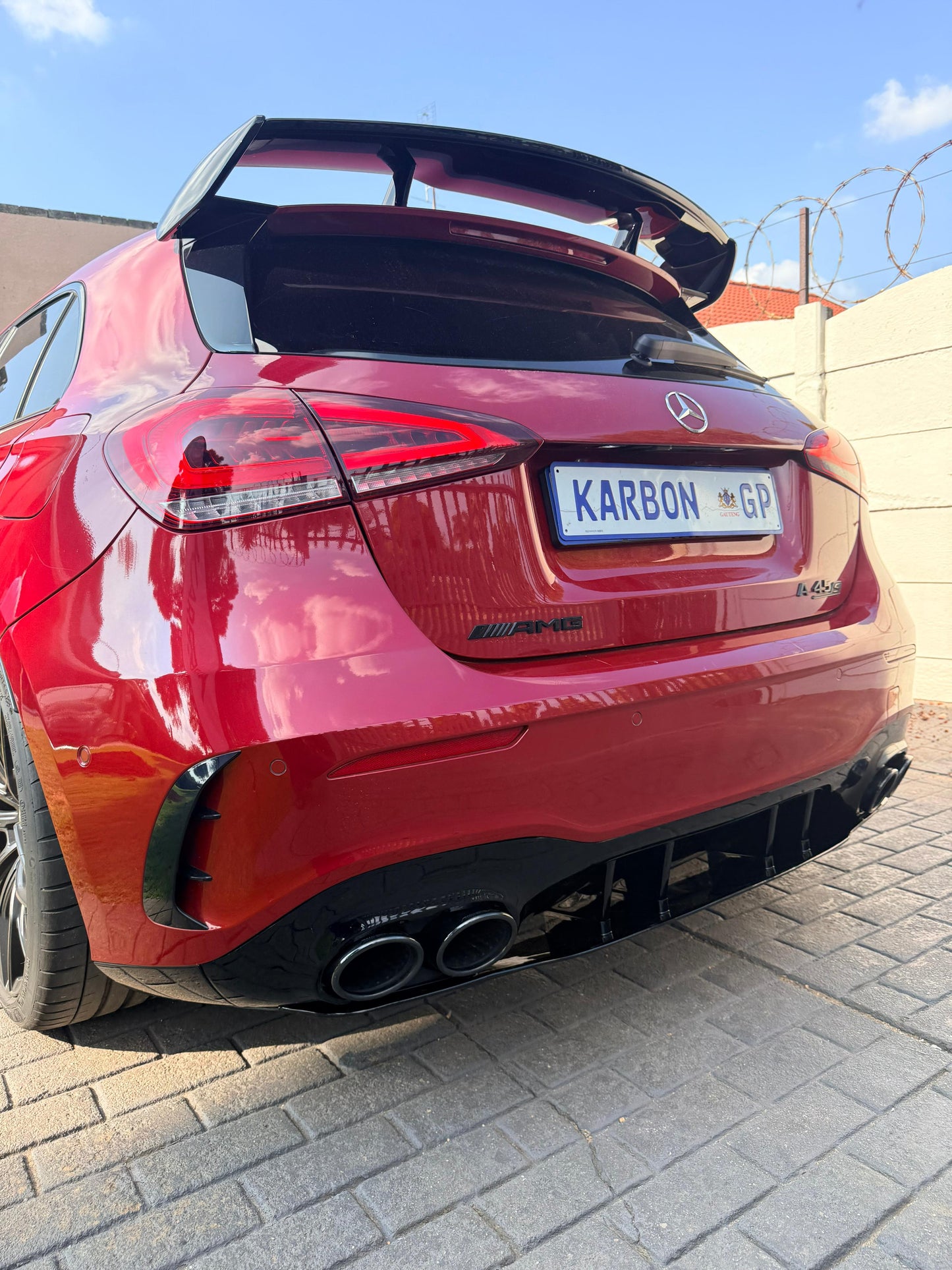 MERC W177 A-CLASS HATCH A45S AERO STYLE DIFFUSER