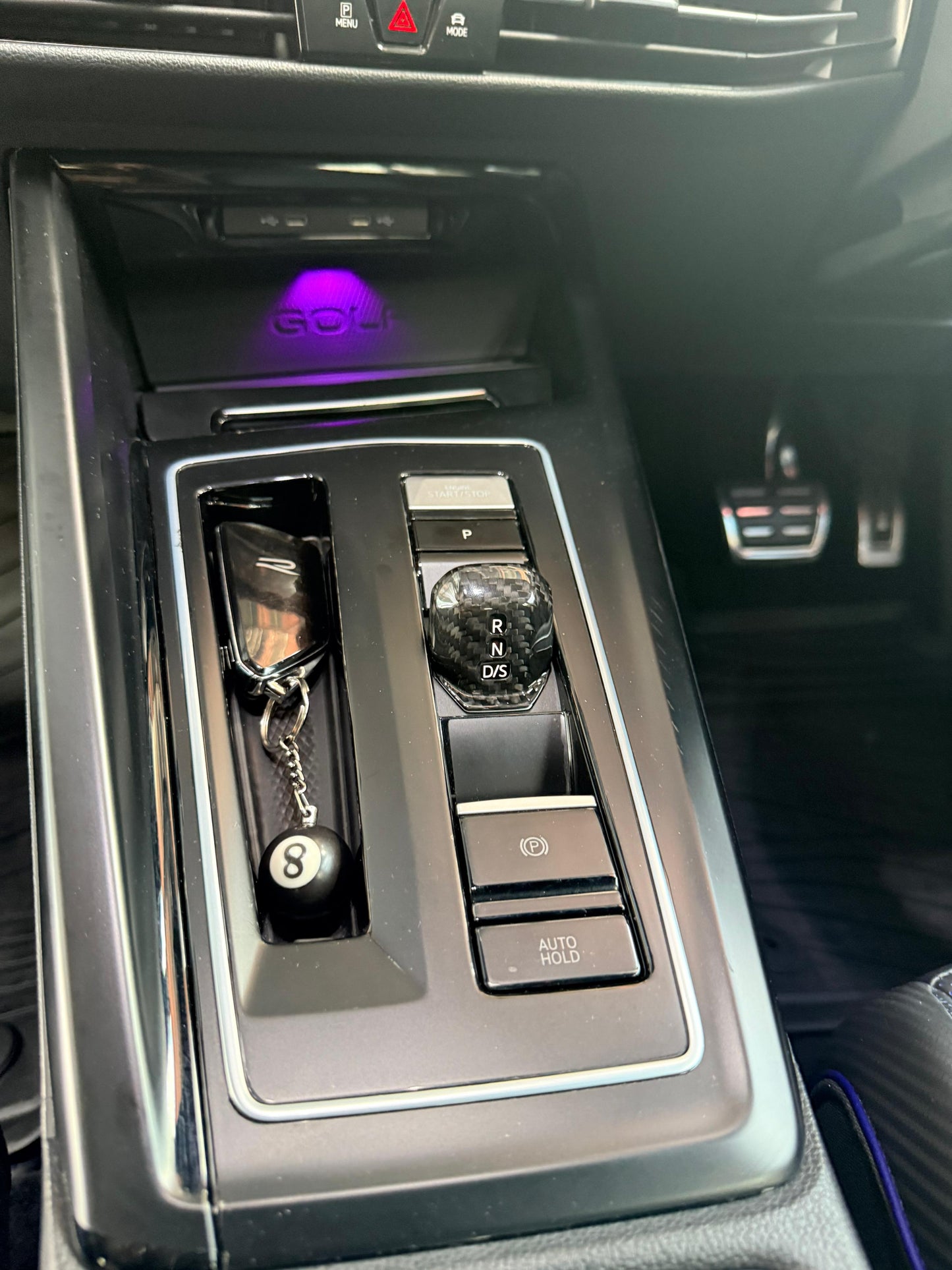 GOLF 8 MK8 CARBON GEAR LEVER /SHIFTER  HEAD