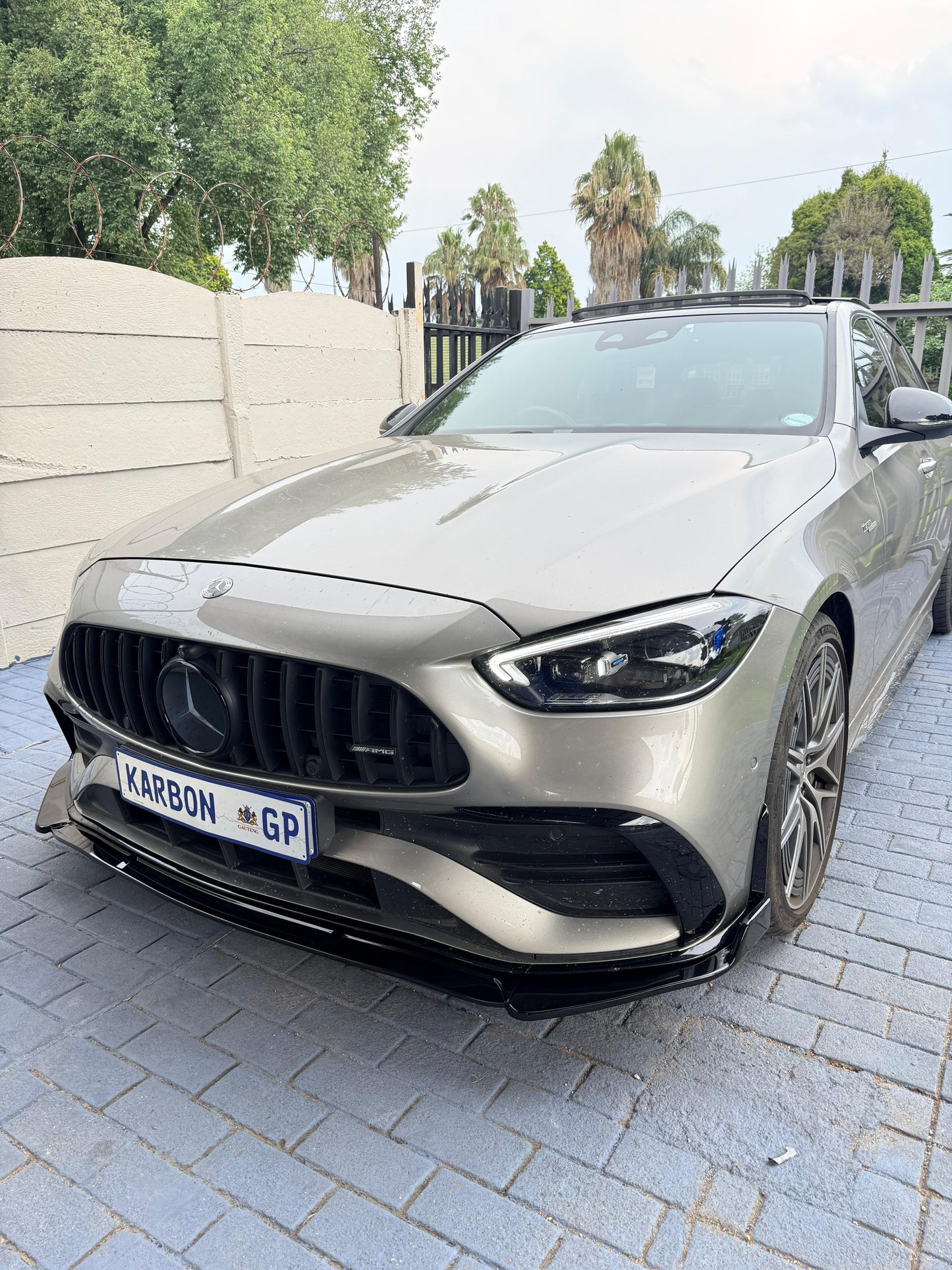 MERC W206 C-CLASS BRABUS STYLE FRONT LIP