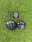 BM CARBON BADGE SET