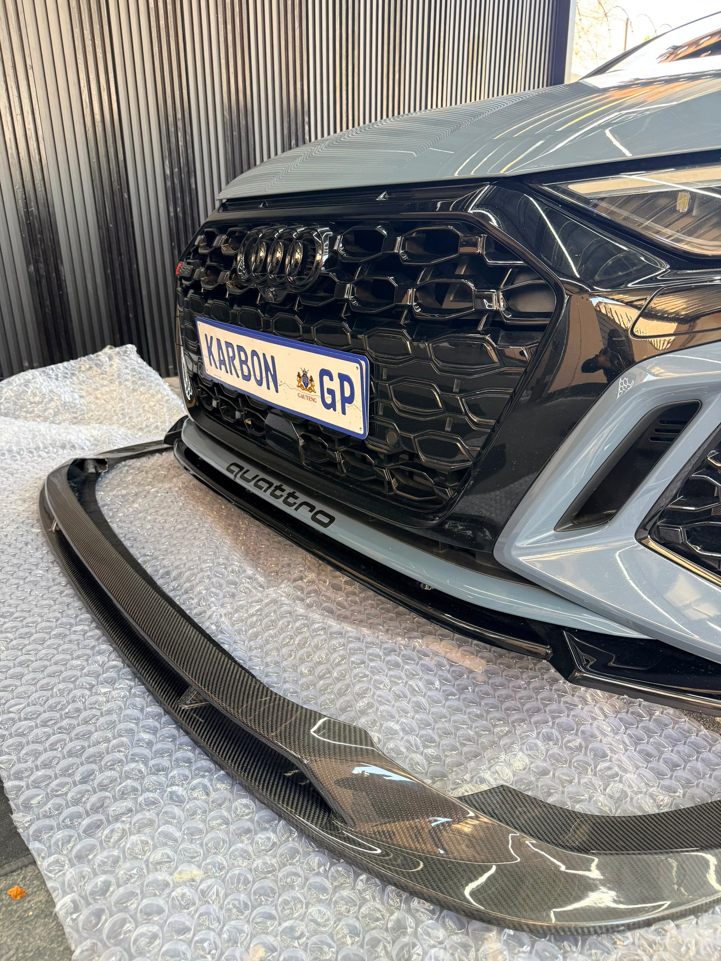 AUDI RS3 8Y CARBON FIBRE AERO STYLE FRONT LIP