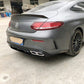 MERC W205 C-CLASS COUPE EDITION 1 STYLE CARBON FIBRE BOOT SPOILER