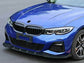 G20 (3-SERIES) COMPETITION STYLE GLOSS BLACK FRONT SPOILER