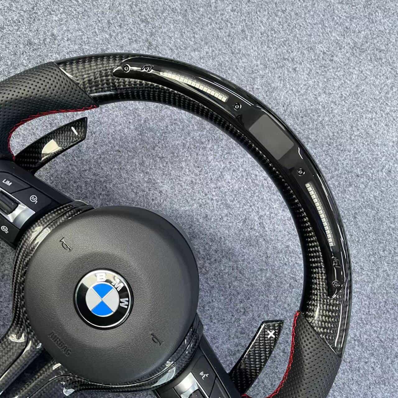 F SERIES LED CARBON STEERING WHEEL