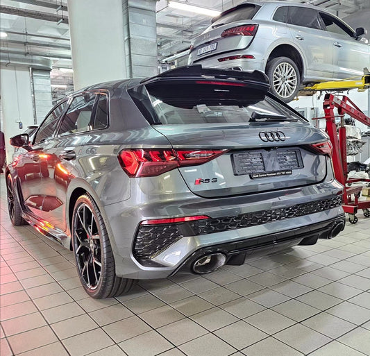 S3 RS3 8Y CARBON FIBER ROOF SPOILER HATCH