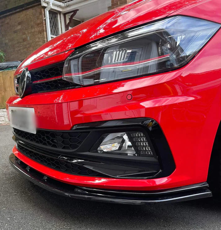 POLO 8 AW GLOSS BLACK 3-PIECE FRONT SPOILER