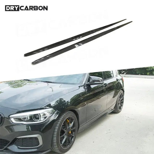 F20 AERO STYLE CARBON FIBRE SIDE SKIRT EXTENSIONS