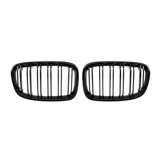 F20 LCI PIANO BLACK DOUBLE SLAT KIDNEY GRILLE