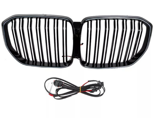 BM X5 G05 LED DUAL SLAT KIDNEY GRILLE