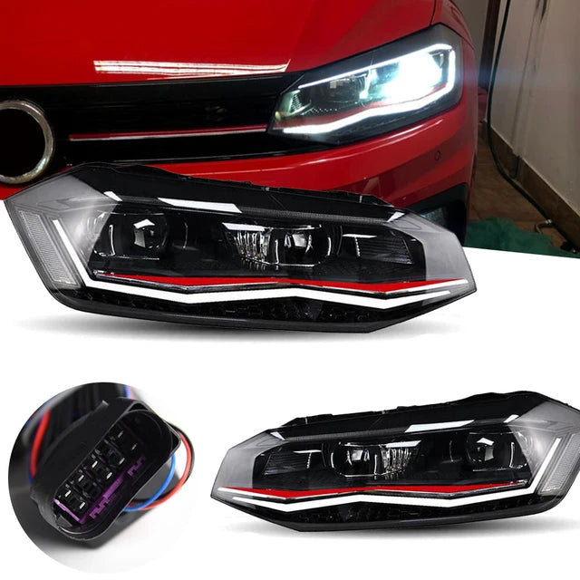 POLO 8 AW GTI STYLE HEADLIGHTS