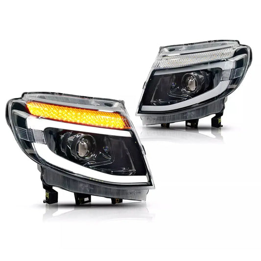 FORD RANGER T6 DRL LED PROJECTOR UPGRADE HEADLIGHTS