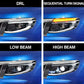 FORD RANGER T6 DRL LED PROJECTOR UPGRADE HEADLIGHTS