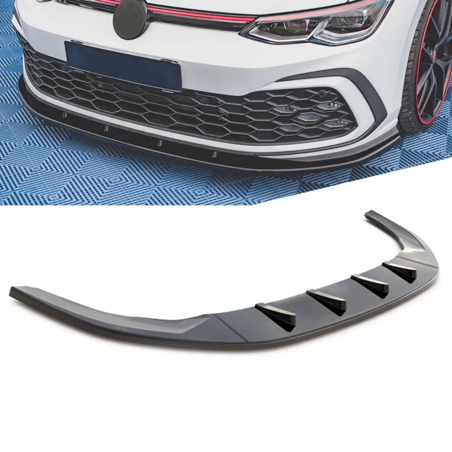 GOLF 8 GTI MAXTON STYLE 3-PIECE  FRONT LIP