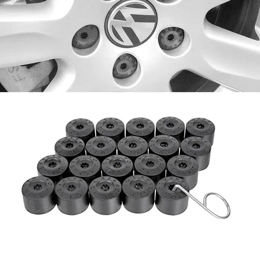 PLASTIC ANTI THEFT WHEEL NUT CAPS