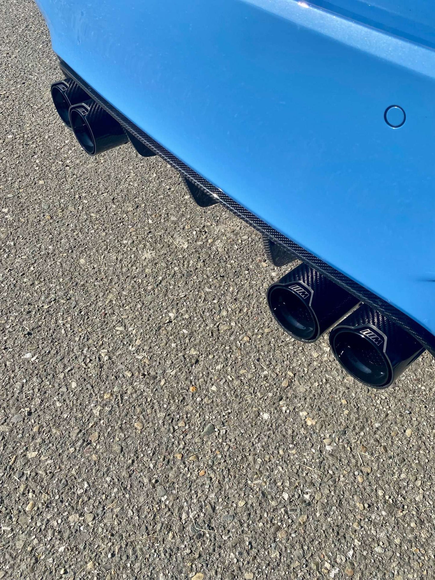 F-SERIES PERFORMANCE STYLE CARBON FIBRE EXHAUST TAIL PIPES