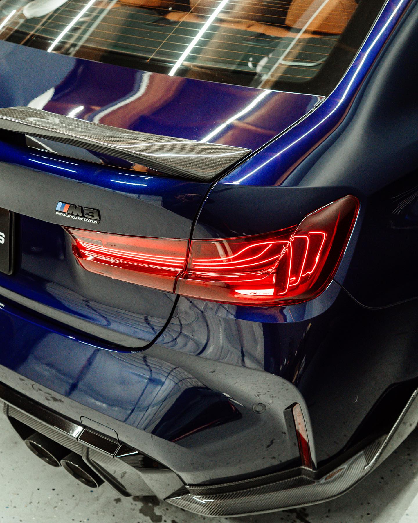 G80 M3 LASER TAILIGHTS CHERRY RED