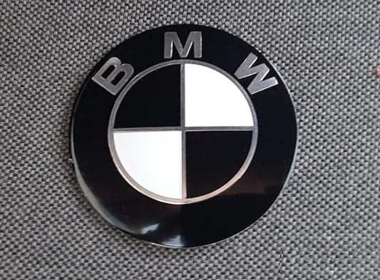 BMW BLACK & WHITE BADGE SET