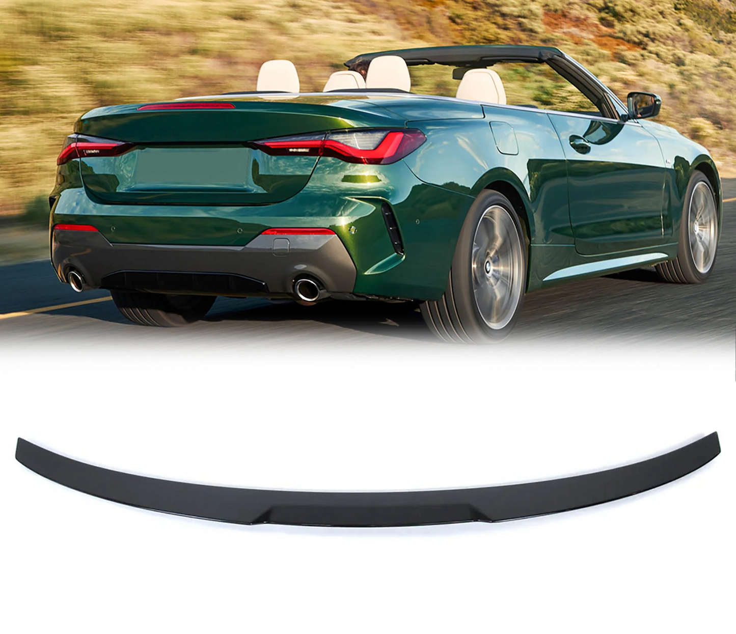 G23 4-SERIES CONERTIBLE M4 STYLE CARBON FIBRE BOOT SPOILER