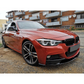 F30 Mtech MP STYLE GLOSS BLACK FRONT LIP