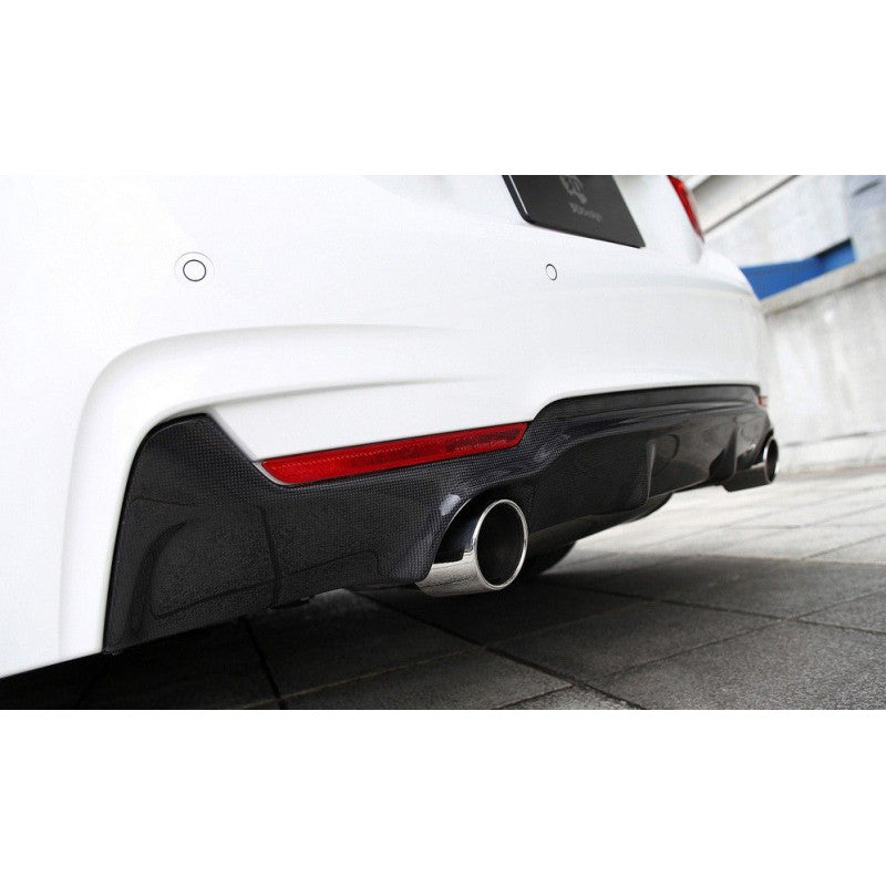F32 MTECH 3D-STYLE CARBON FIBER REAR DIFFUSER